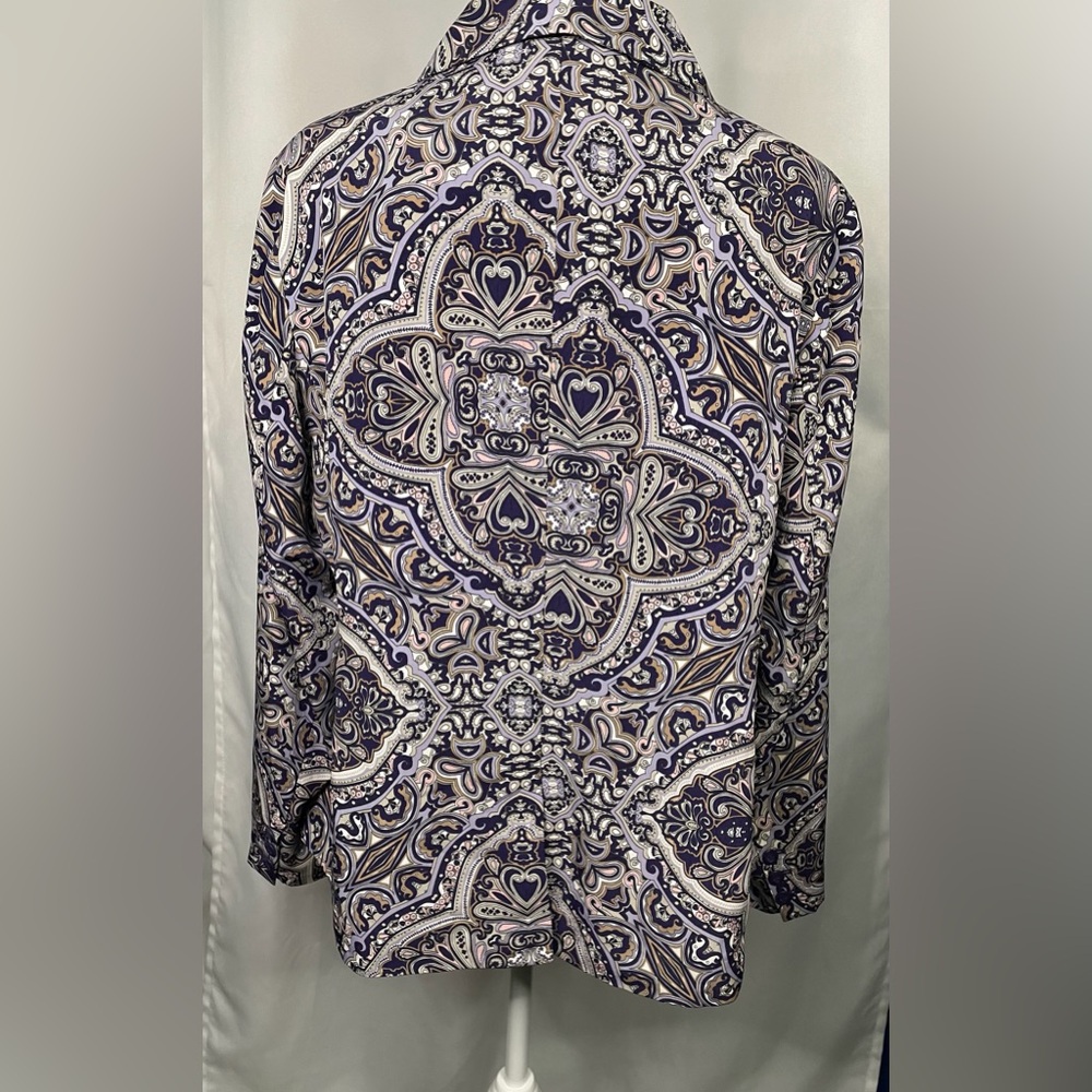 Chicos women’s Paisley Patterned Blazer‎ - Picture 4 of 6